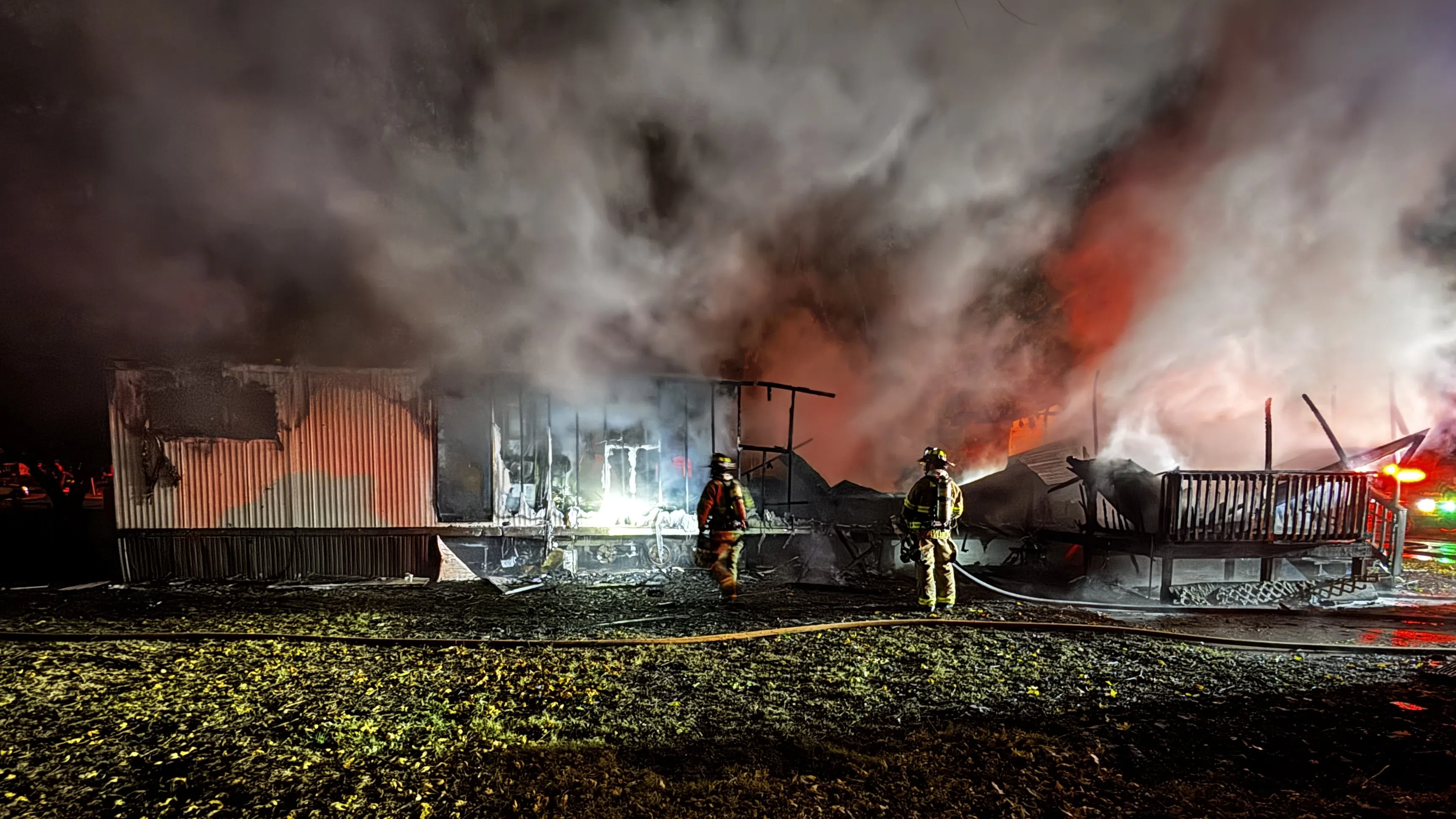 Normal Firefighters Pull Teen from Early-Morning Mobile Home Fire