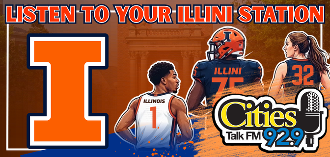 Cities 92.9 is Bloomington-Normal's Home For Illinois Football!