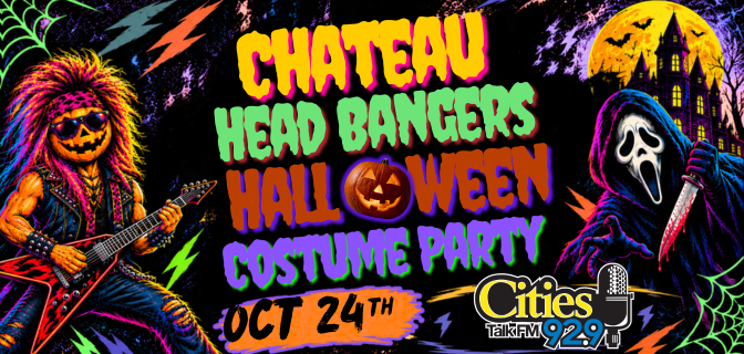 Text To Win Tickets To Cities Headbanger's Halloween Bash at the Chateau October 24!