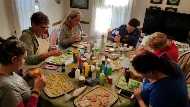 Christmas Cookie Decorating...A Family Affair