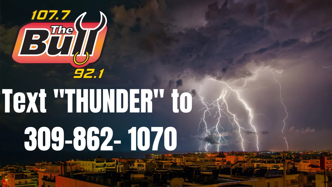JOIN The 107.7 and 92.1 The Bull Weather Text Club FOR FREE