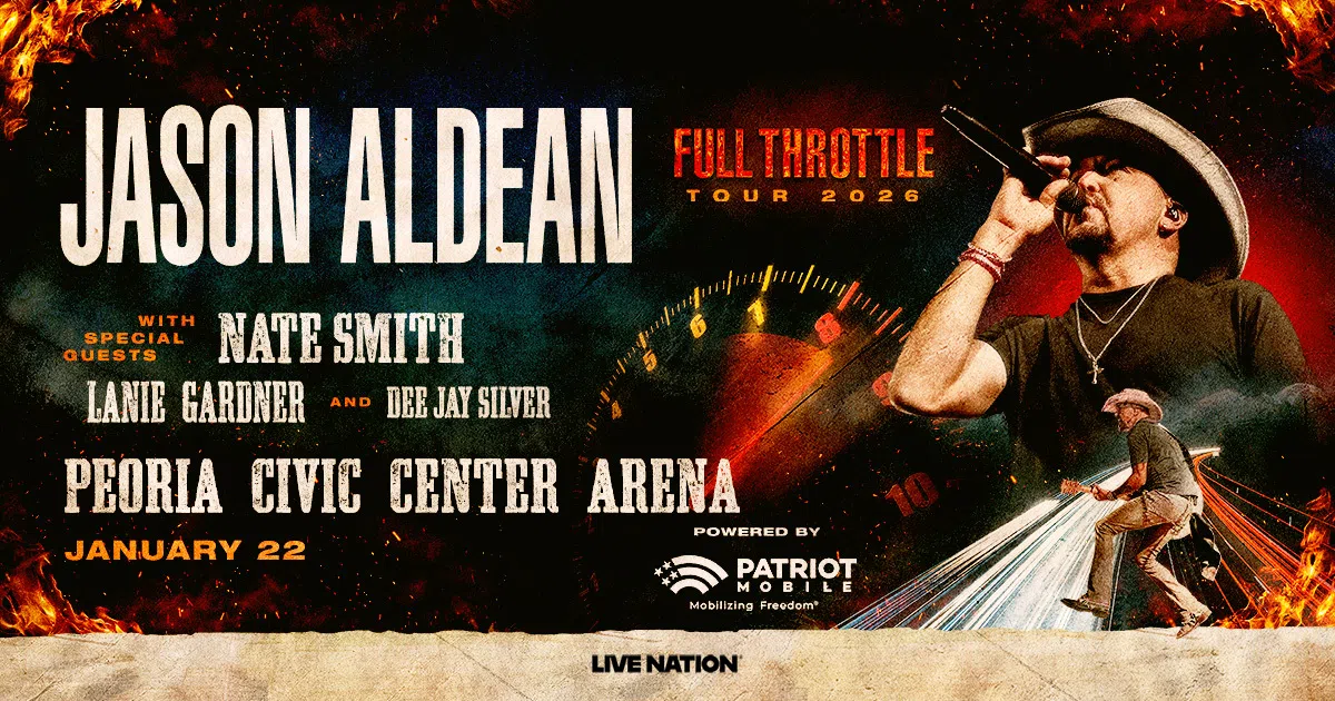 Jason Aldean is coming to Peoria!