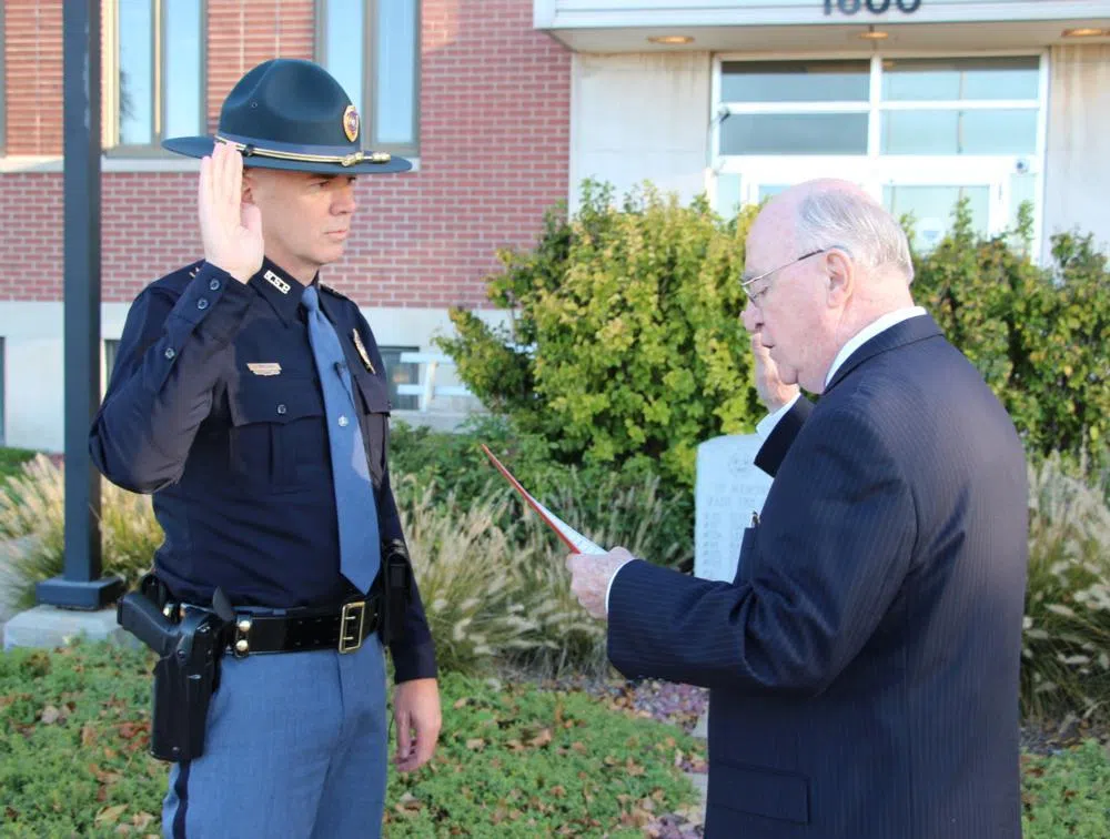 NEBRASKA STATE PATROL SUPERINTENDENT SWORN-IN