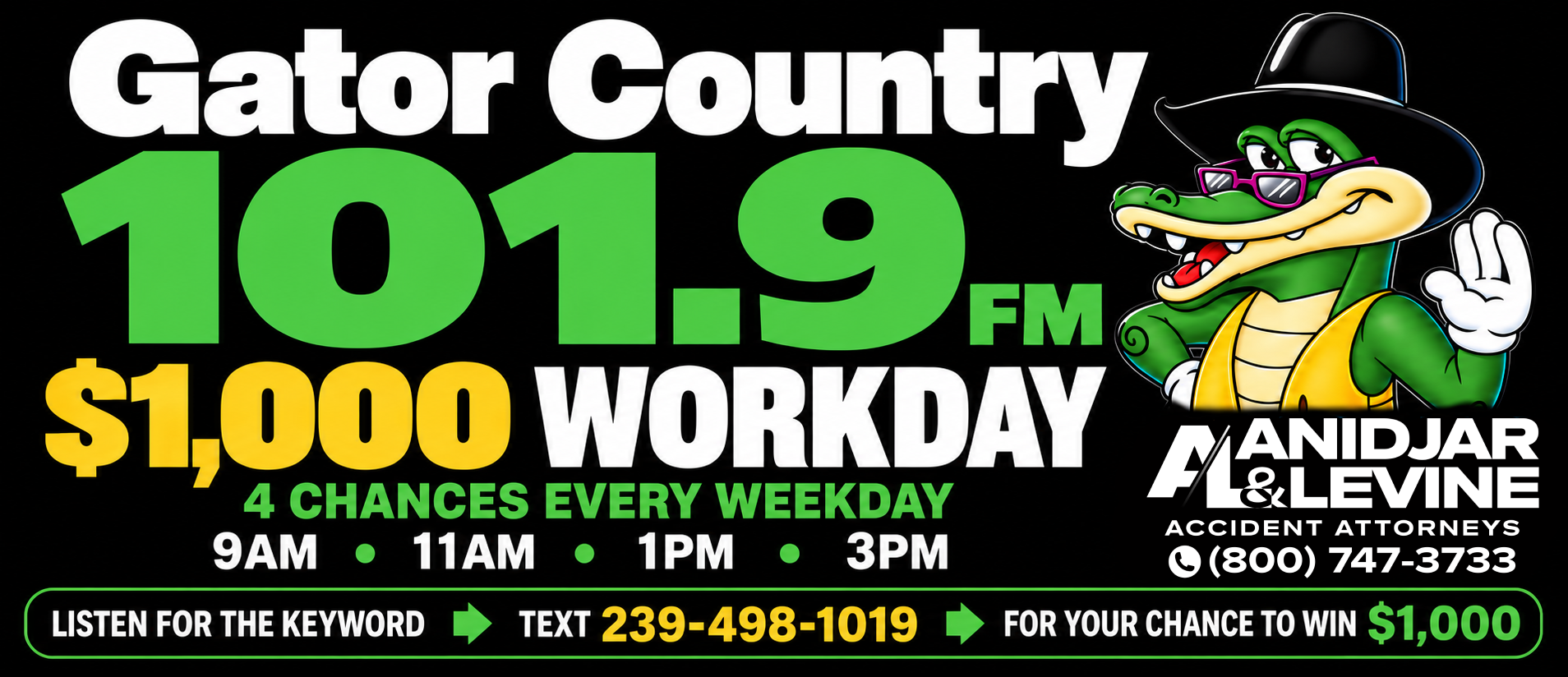 Feature: https://www.gatorcountry1019.com/win/1000-workday/