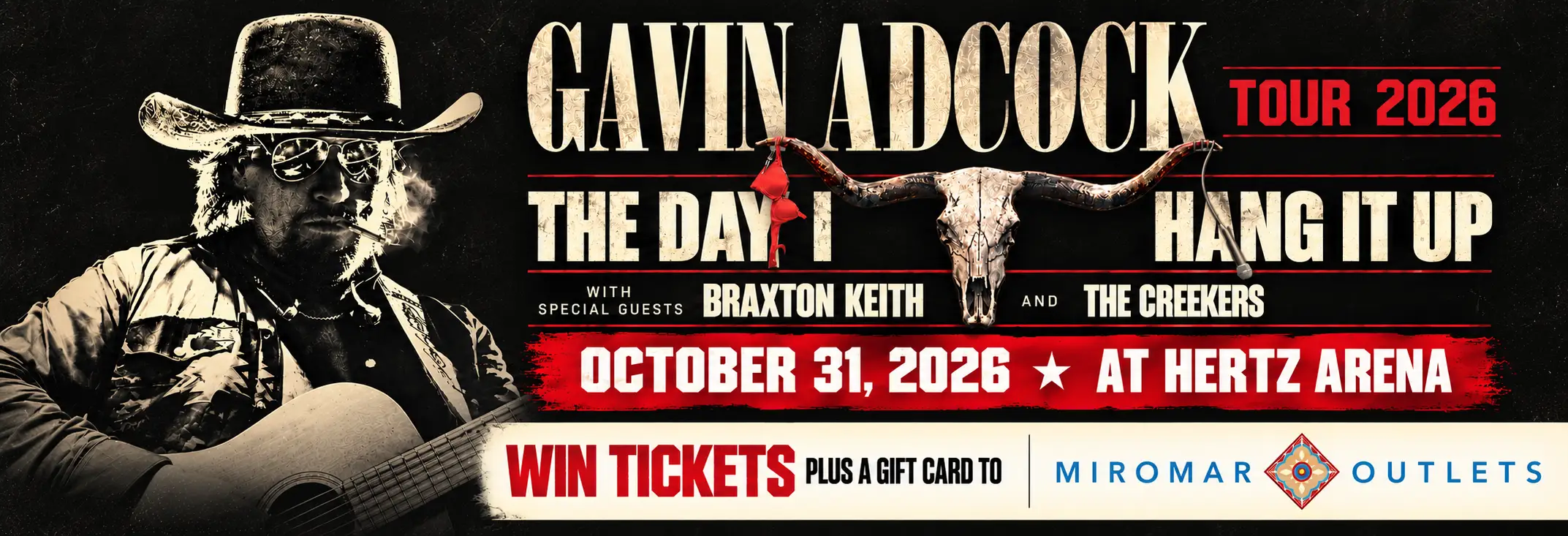 Feature: https://www.gatorcountry1019.com/win/gavin-adcock-at-hertz-arena-10-31-26/
