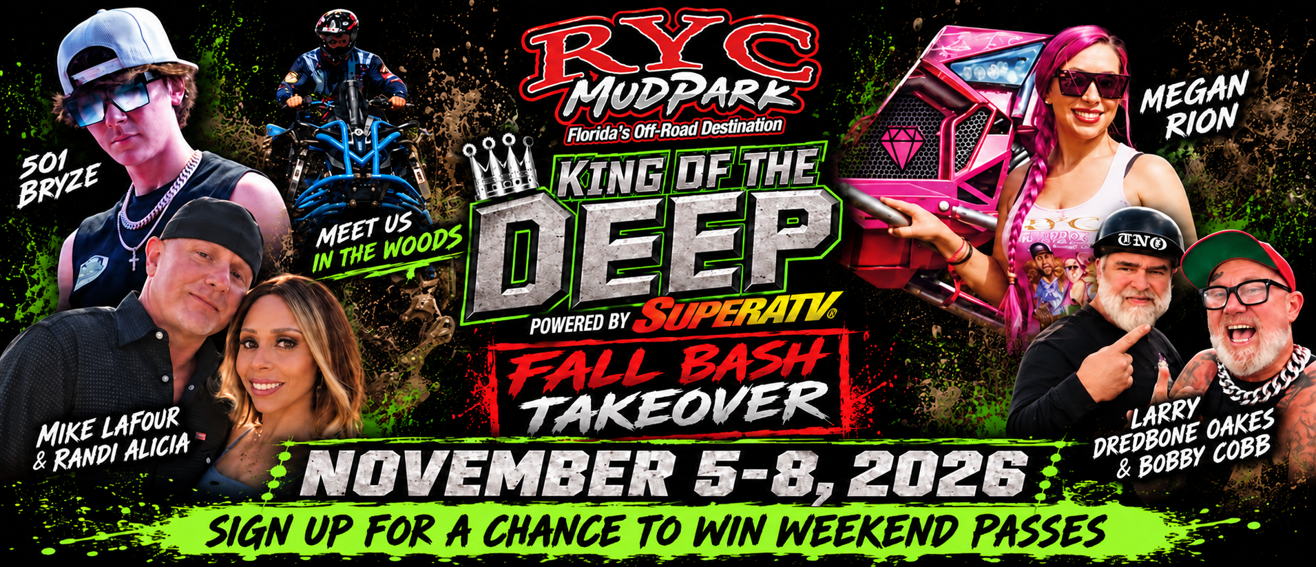 Feature: https://www.1047mixfm.com/win/win-weekend-passes-to-king-of-the-deep-fall-bash-takeover-at-redneck-yacht-club-november-5-8/