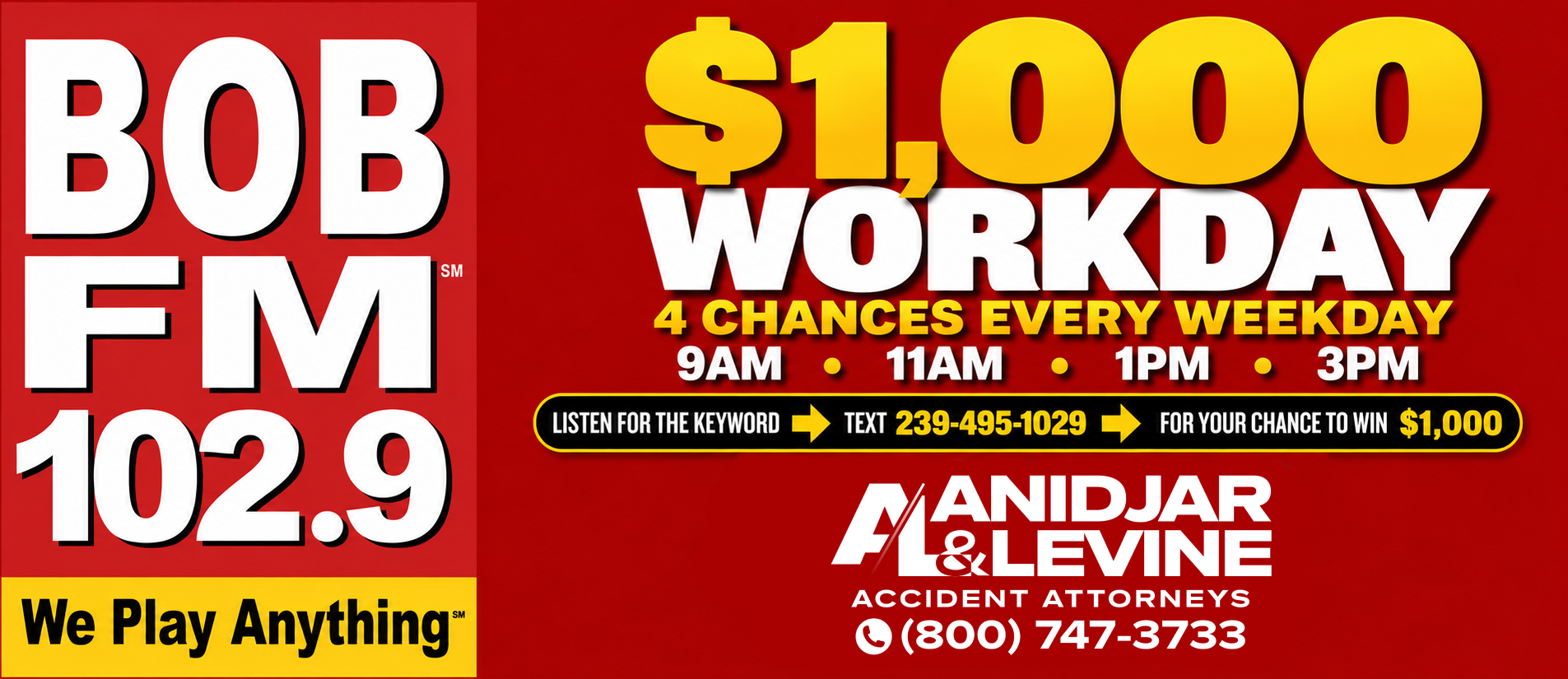 Feature: https://www.1029bobfm.com/win/1000-workday/