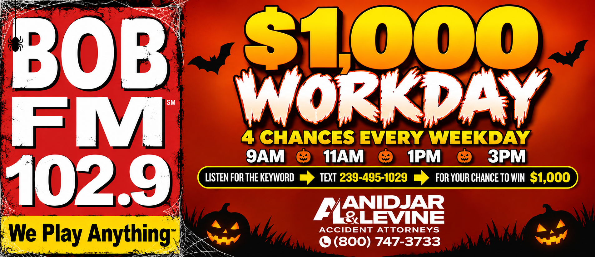 Feature: https://www.1029bobfm.com/win/1000-workday/