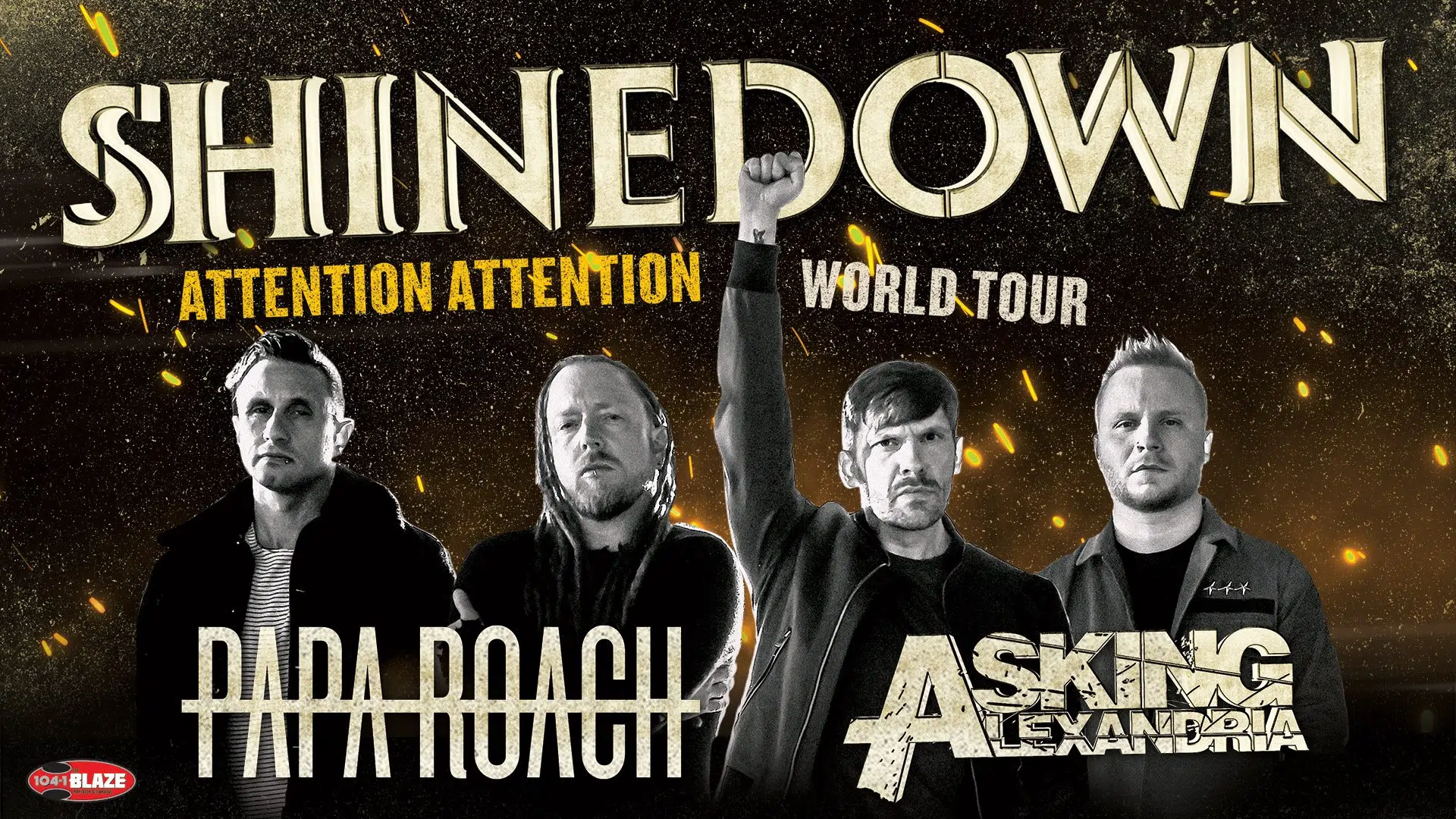Shinedown with Papa Roach and Asking Alexandria, Mar. 15