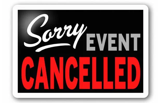 Cancellations Saturday & Sunday 12/1/2018 & 12/2/2018