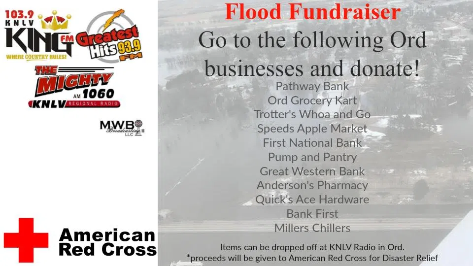 City of Ord Fortunate in Flooding, Community Comes Together for Large Donations