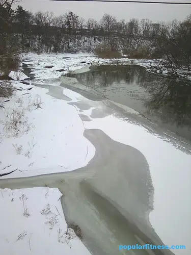 Ice jam causing minor flooding in central Nebraska