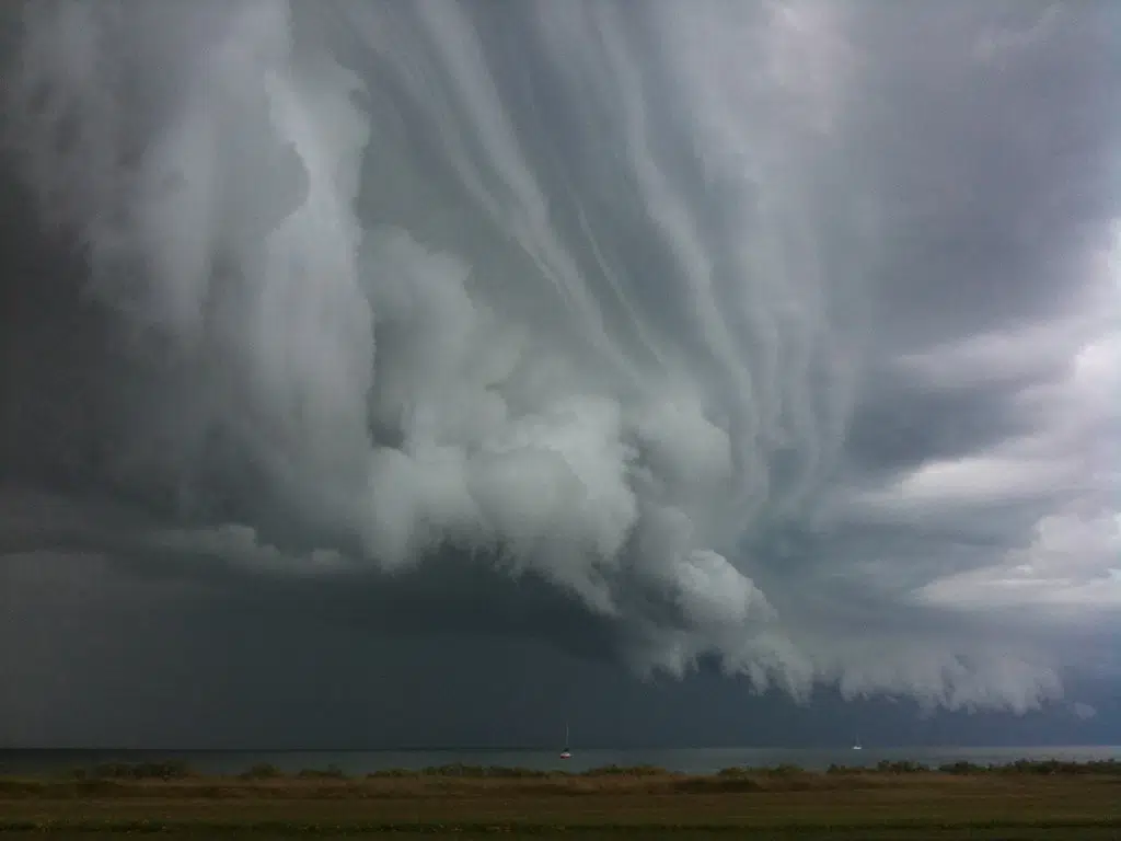 Severe Storm Hits Burwell