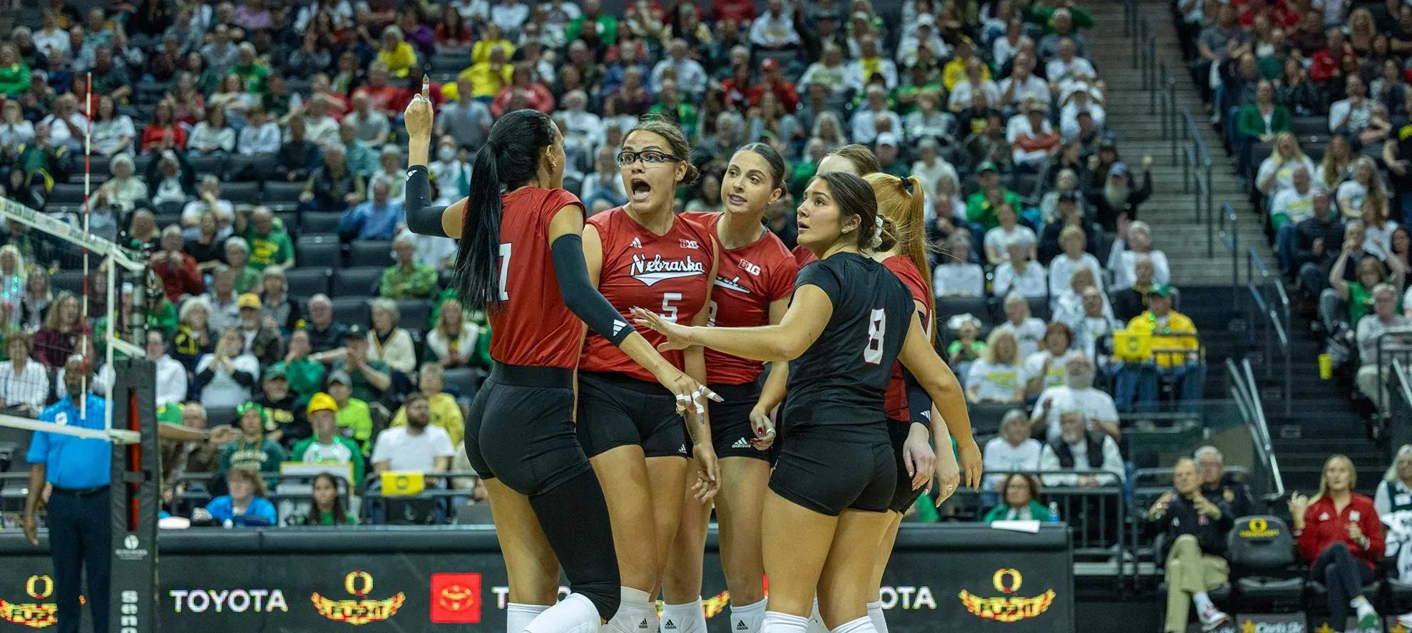 Huskers Sweep No. 12 Oregon