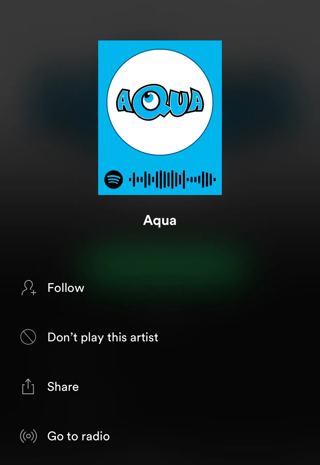 Spotify “Don’t Play This Artist”