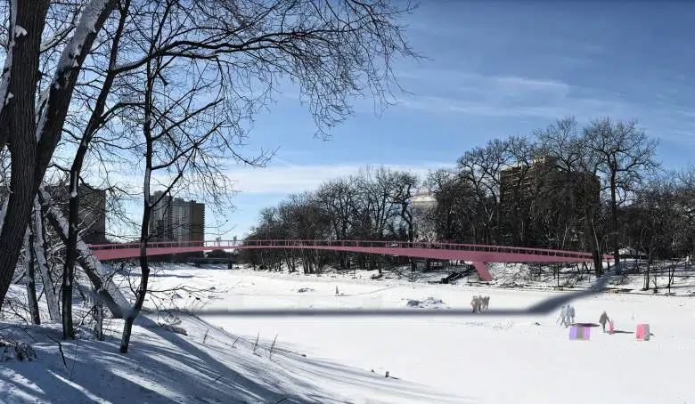 3 Tentative Designs For New Pedestrian Bridge In Winnipeg.