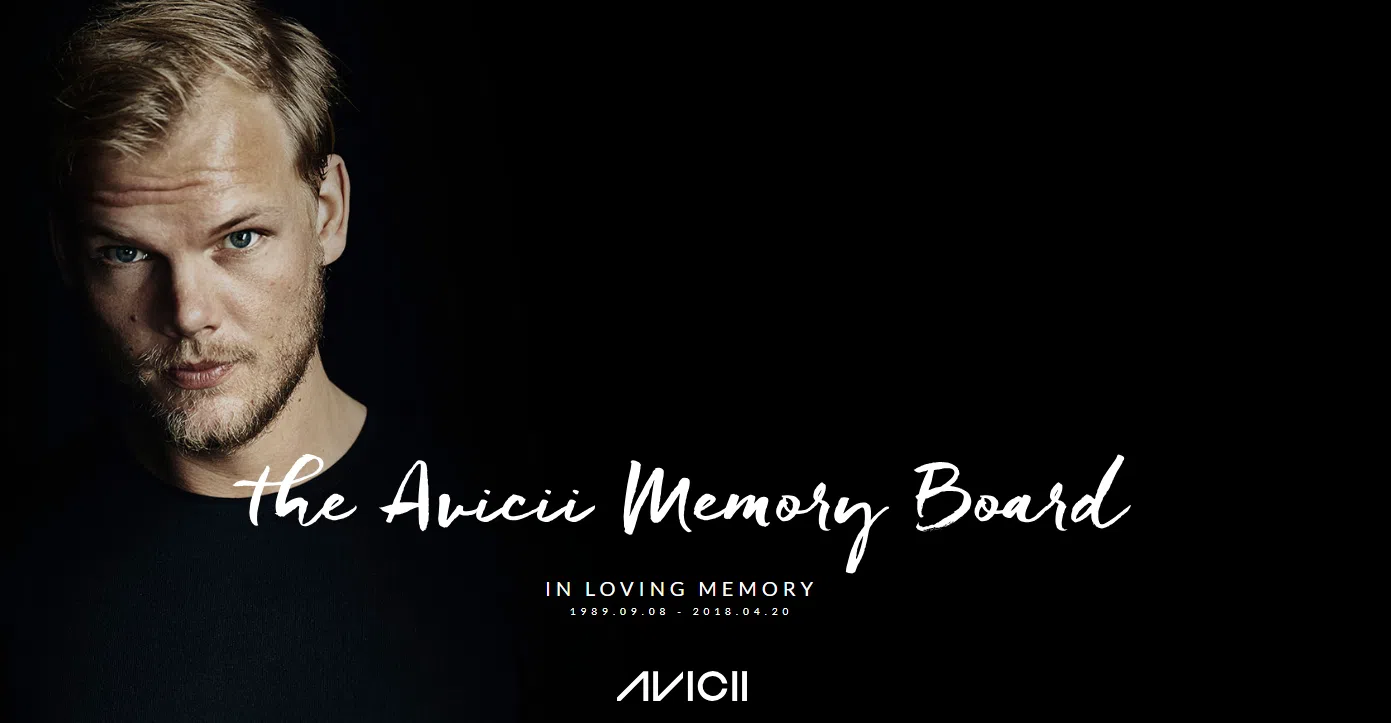 Avicii's Family has Changed his Website