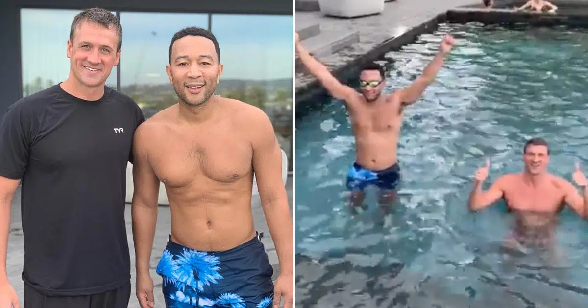 John Legend Is Now Getting Swim Lessons from Olympian Ryan Lochte
