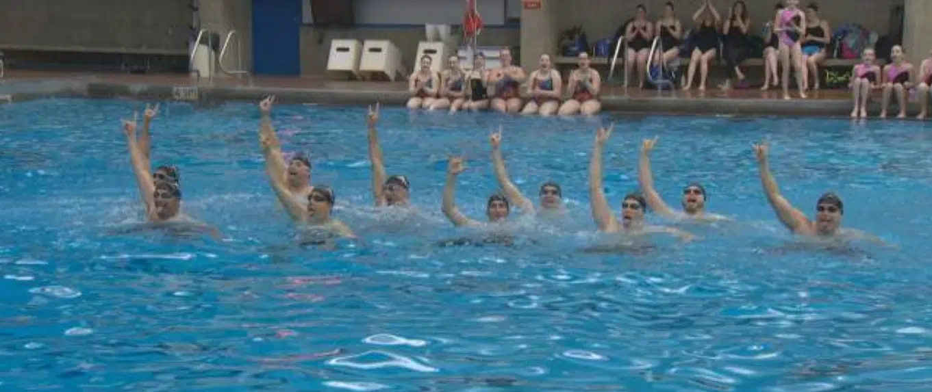 Winnipeg Dads Synchronized Swimming Team