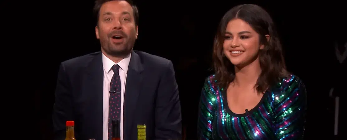 Selena Gomez and Jimmy Cry While Eating Spicy Wings (Hot Ones)