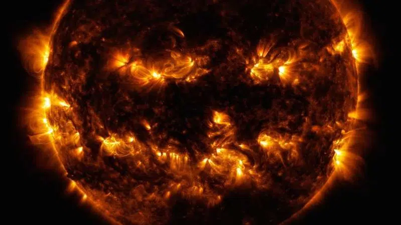 'Just in time for Halloween': NASA Shares Pic of Sun Looking Like Giant Flaming Jack-o'-Lantern
