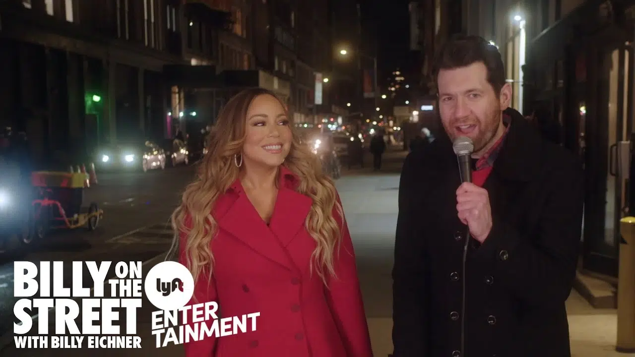 BILLY ON THE STREET: Mariah Carey Brings Holiday Cheer to Unsuspecting New Yorkers [VIDEO]