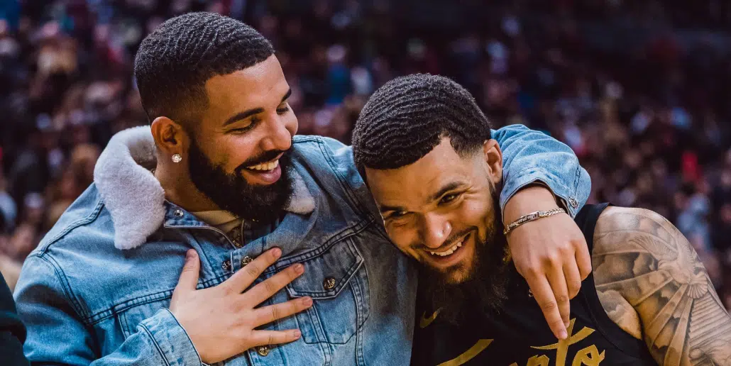 WATCH: Drake at Raptors-Bucks Game