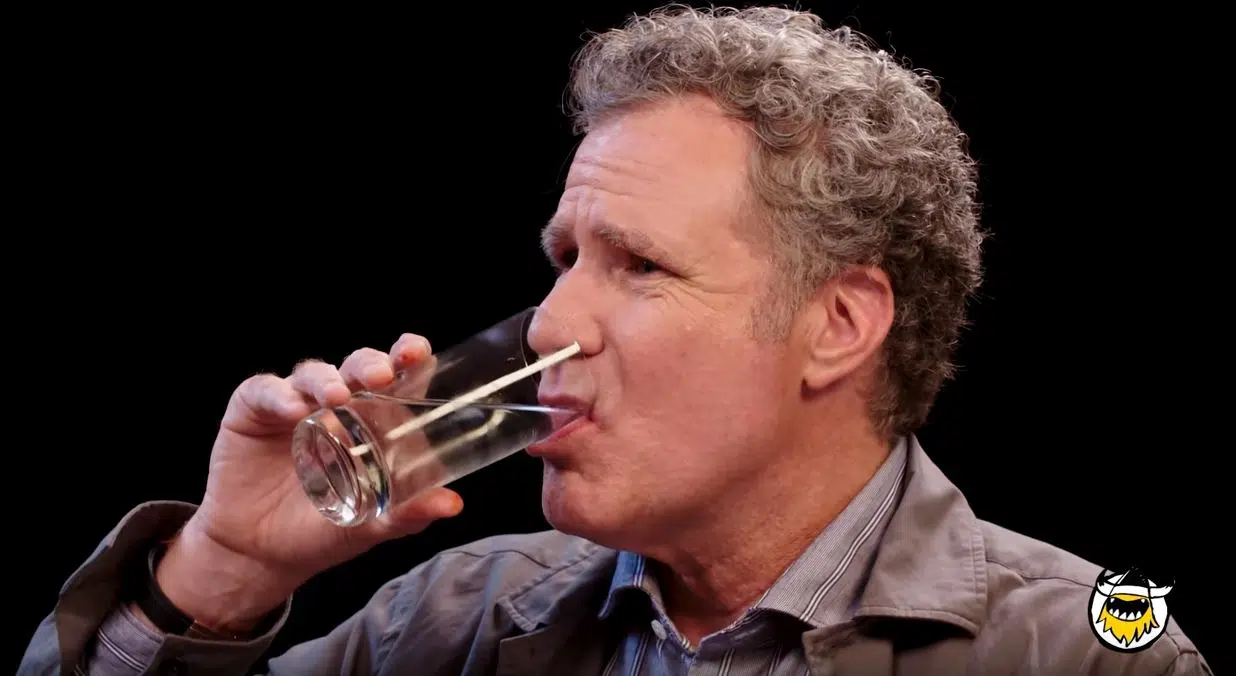 [WATCH] Will Ferrell Barely Makes It Through 'Hot Ones'