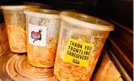 Eminem Donates Mom’s Spaghetti