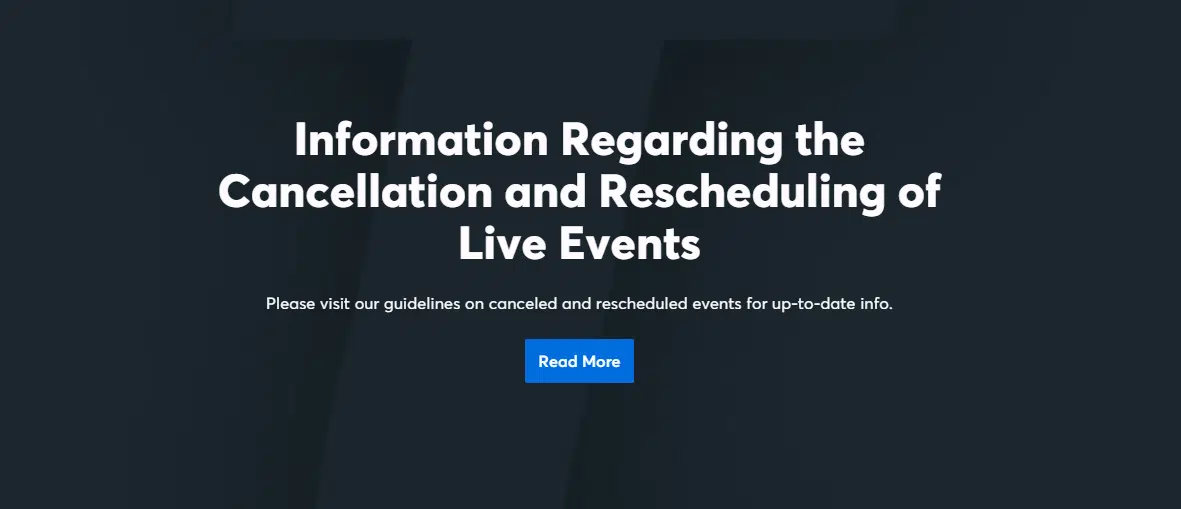 Ticketmaster Getting Backlash Due to Refund Policy