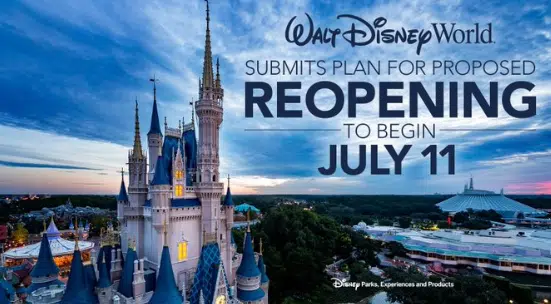 Disney World Announces Reopening
