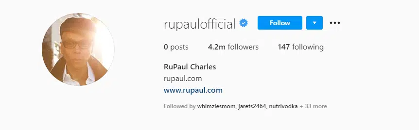 RuPaul Deletes Instagram Posts and Twitter Account
