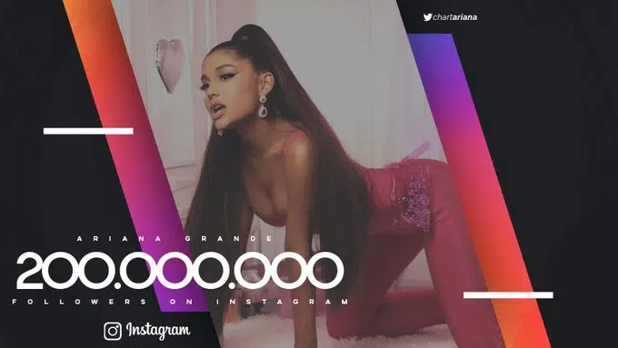 Ariana Grande Sets Milestone On Instagram