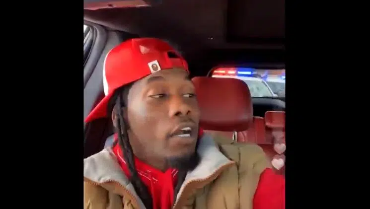 Offset Arrested At Trump Rally?