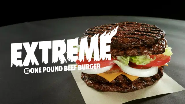 Burger King Japan Releases 'Extreme' Burger With Pound of Meat, No Bun [PIC]