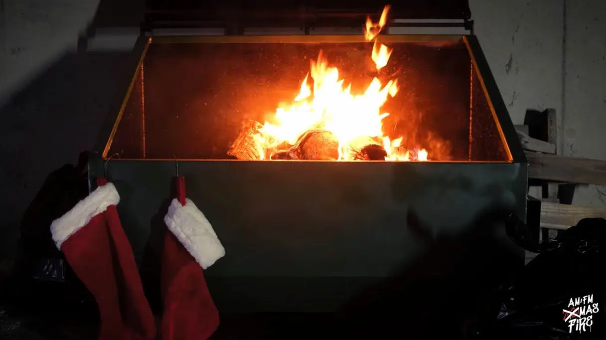 The Real Yule Log Fireplace We Needed In 2020
