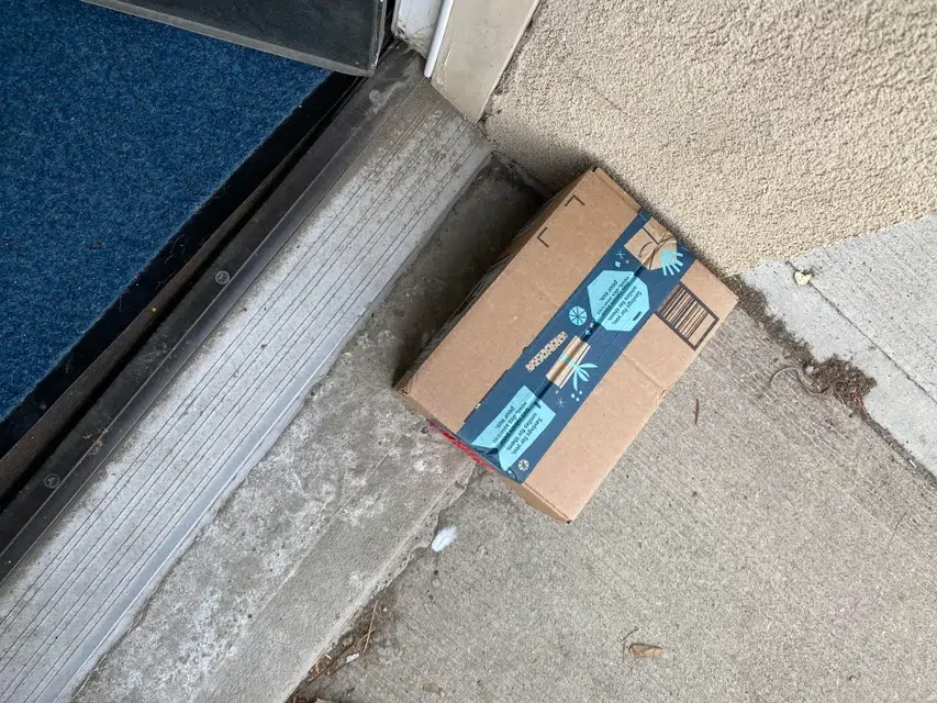 Porch Pirate Steals Bait Box Filled With Cat Poop