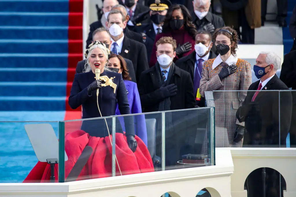 [WATCH] Lady Gaga Performs 'Star Spangled Banner' For US Inauguration