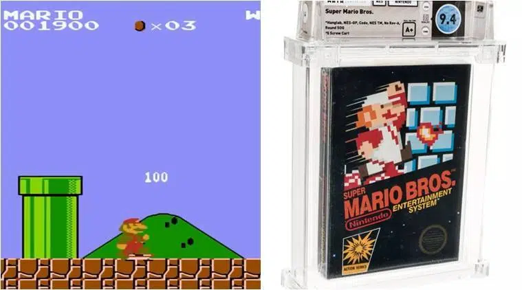 Unopened Super Mario Bros. game from 1986 fetches $826k at Auction