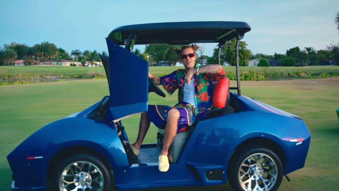 DJ Khaled, Bieber & 21 Savage Go Golfing In 'Let It Go' Video