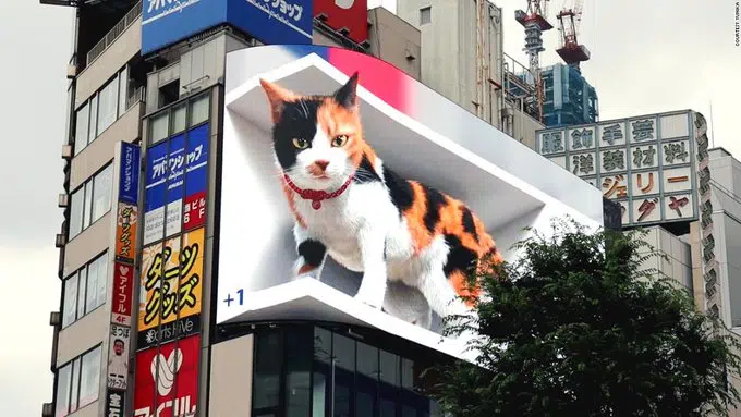 Check Out This Crazy 3D Billboard In Japan