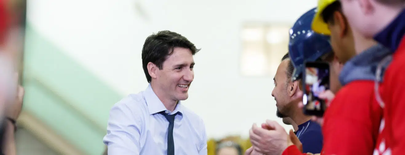 Justin Trudeau and Erin O'Toole in Winnipeg Today