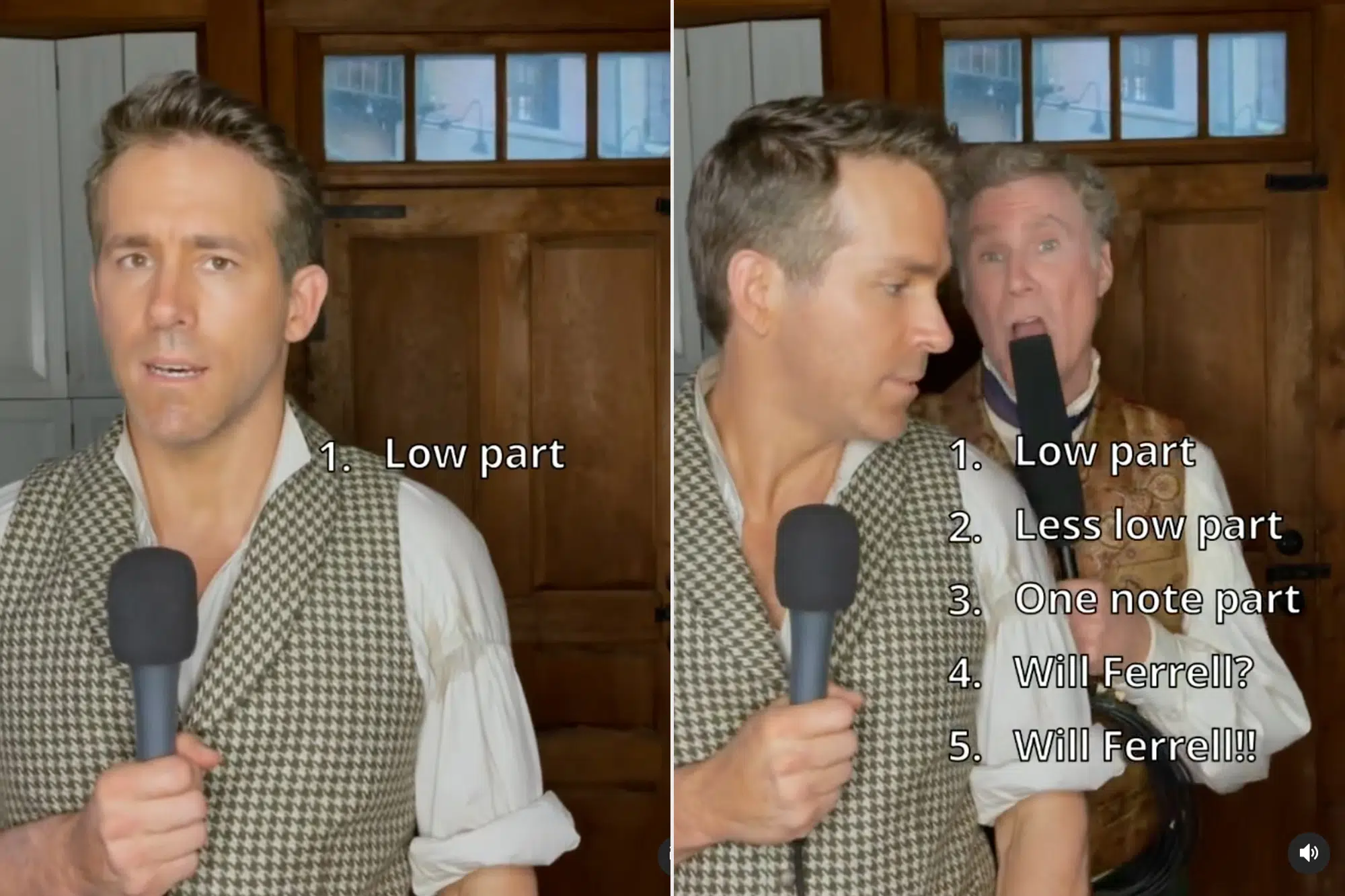 Ryan Reynolds and Will Ferrell Harmonize in Hilarious TikTok Singing Challenge [VIDEO]
