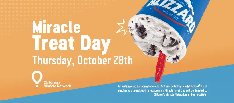 Today is Miracle Treat Day at Dairy Queen