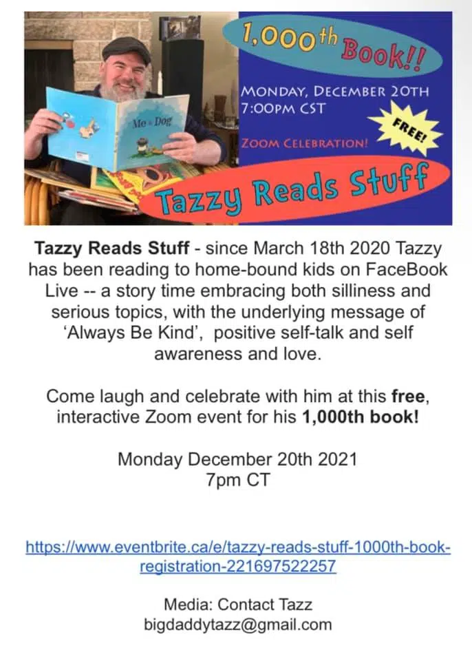 'Tazzy Reads Stuff' Celebrates Major Milestone