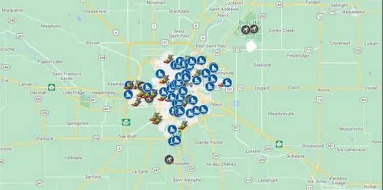 New Winnipeg Map Shows Best Spots For Winter Activities