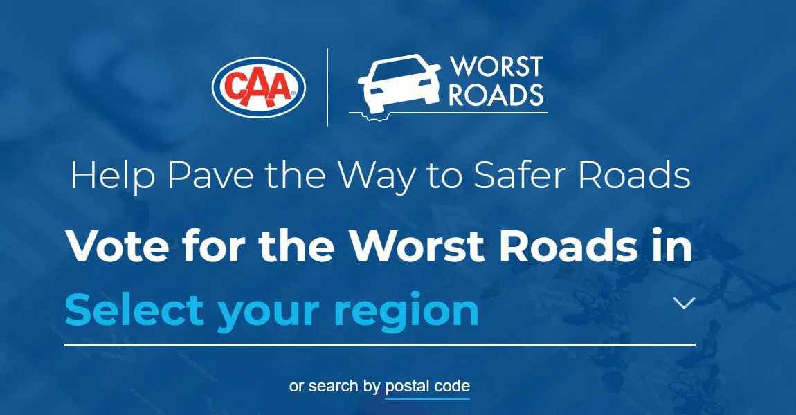 CAA Wants To Know Which Roads Are The Worst