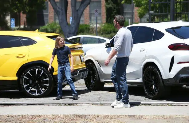 Ben Affleck's 10 Year Old Son Backs Lambo into Another Car