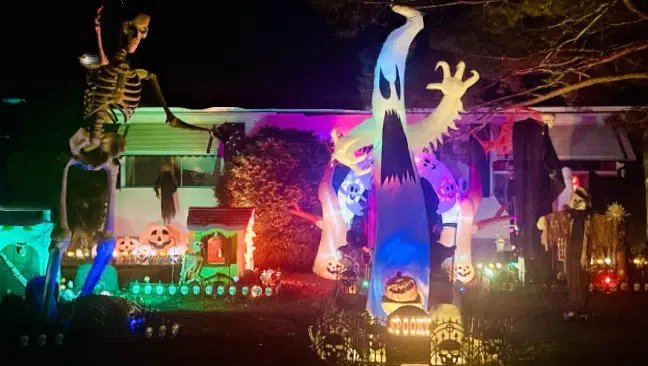 Winnipeg Halloween Decorations Map of 2022