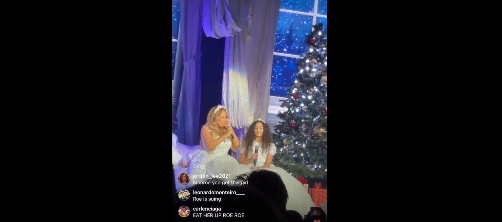 Mariah Carey Duets With 11 Year-Old Daughter Monroe